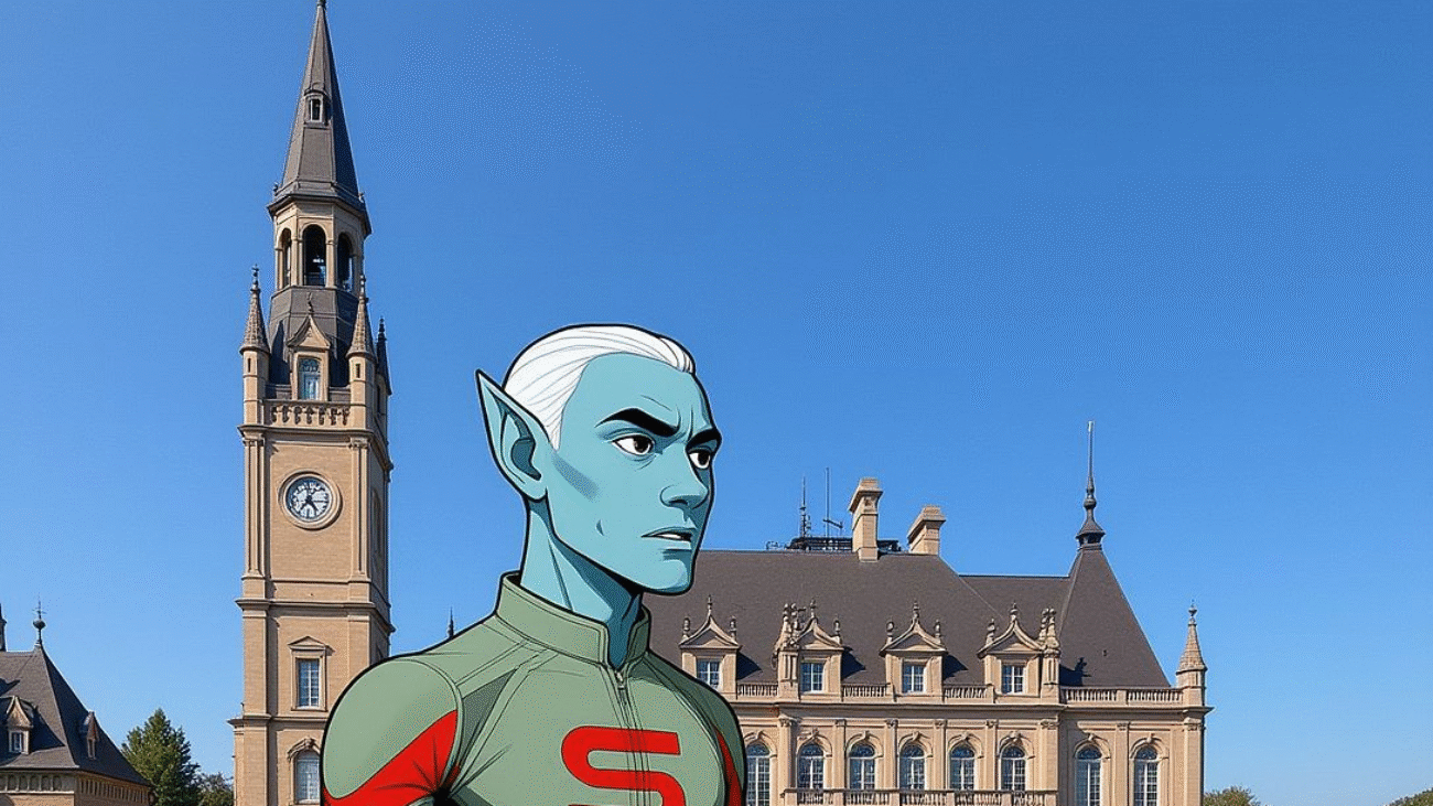 Shalzed outside the Peace Palace, home of the International Court of Justice, in the Hague