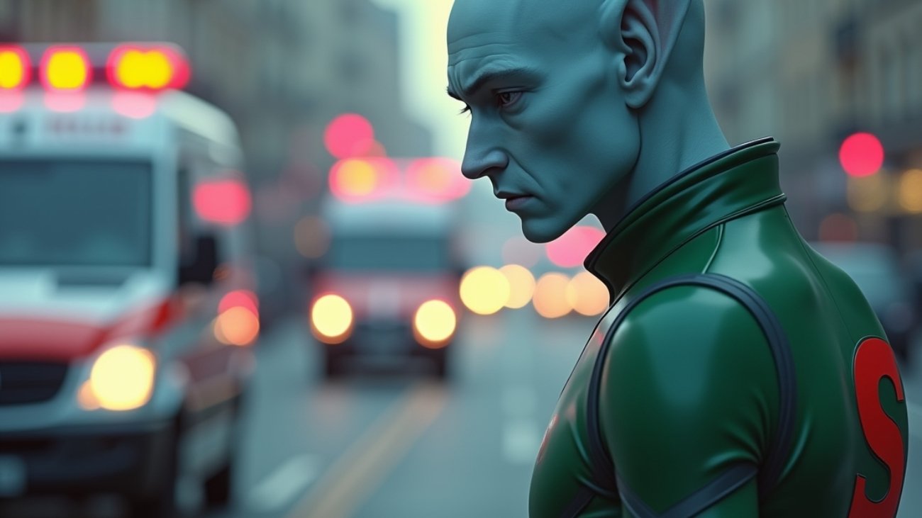 shalzed watching ambulance