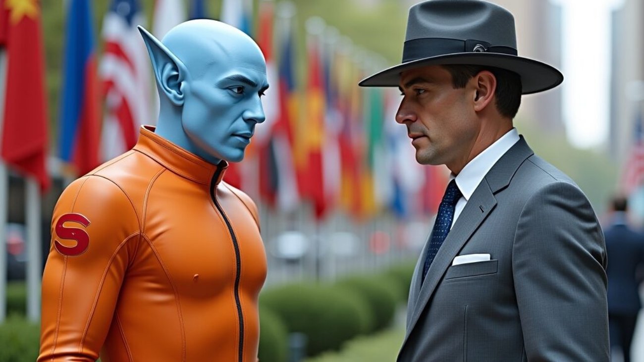 shalzed with spain's un ambassador two