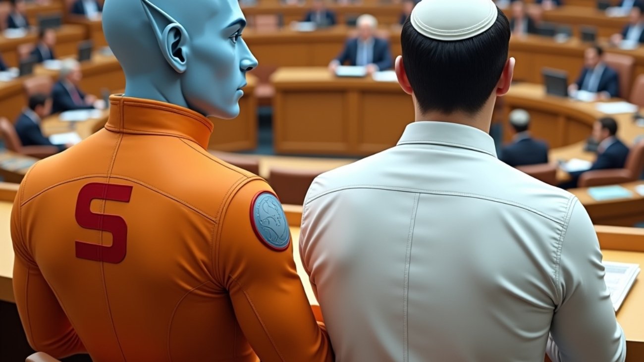 shalzed and simon in the knesset