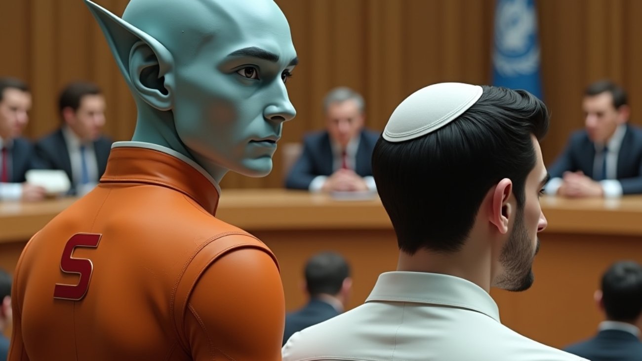 shalzed and simon at the un