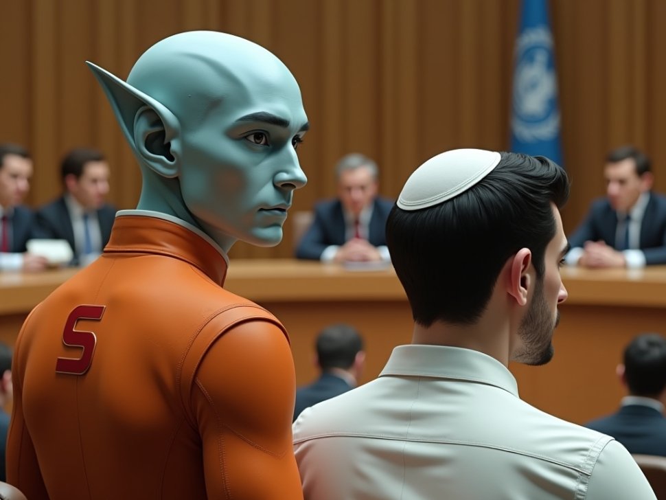 shalzed and simon at the un