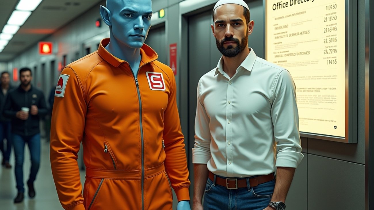 shalzed and simon at pen america office