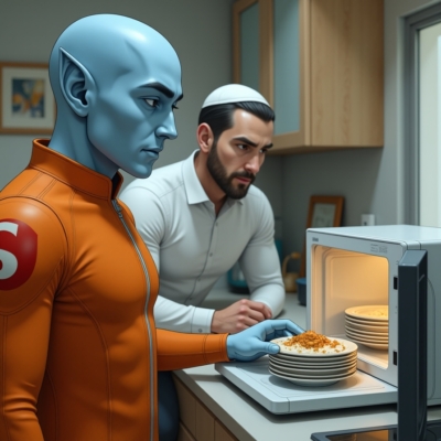 Shalzed and Simon plates in  microwave